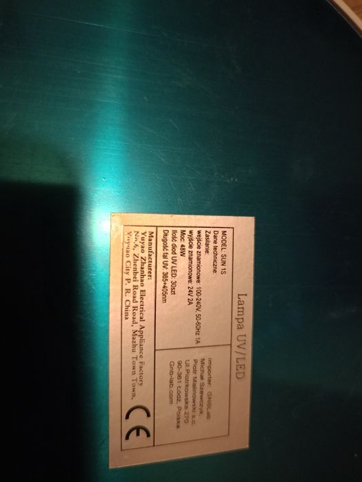 Lampa UV/LED do paznokci SUN 1S 48W