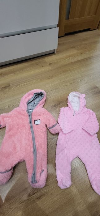 Ciepłe pajacyki dziewczynka 62