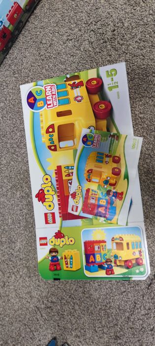 Lego Duplo zestaw nr 10603 mój pierwszy autobus z liter karton instruk
