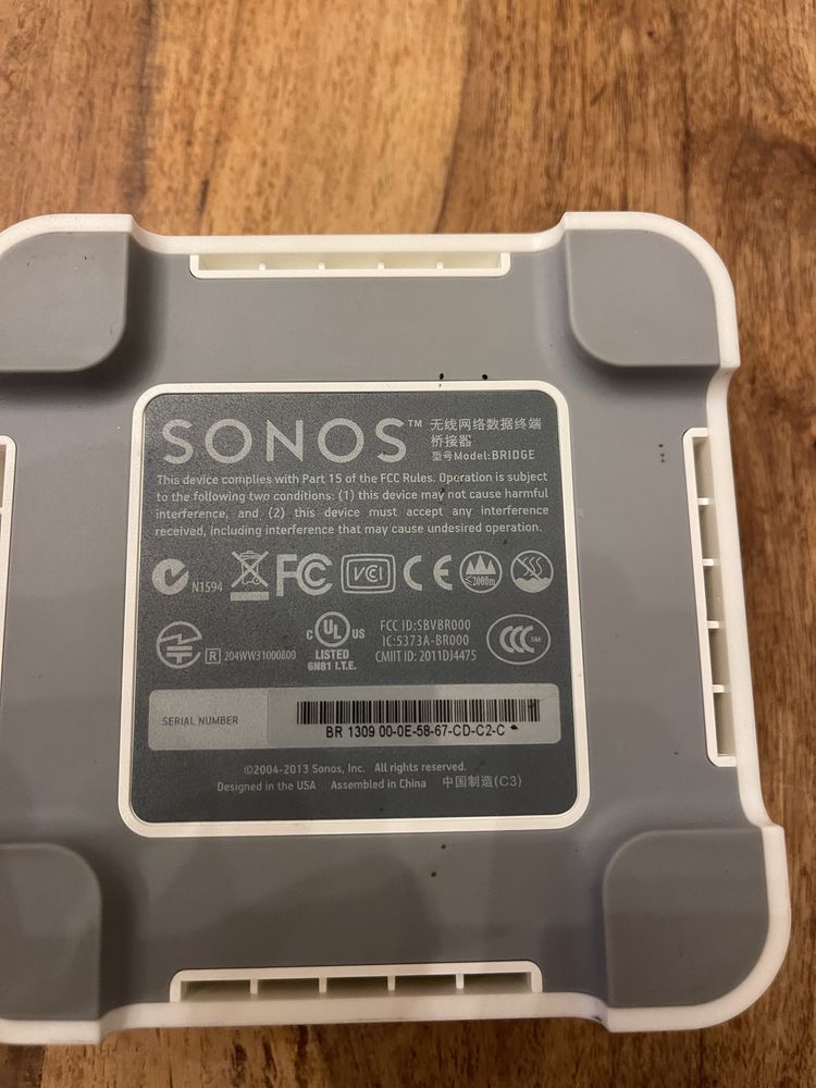 Sonos Connect + Sonos Bridge