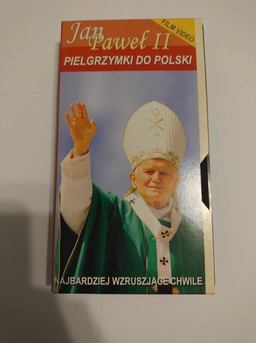 Kaseta VHS Film Video - Jan Paweł II Pielgrzymki do Polski