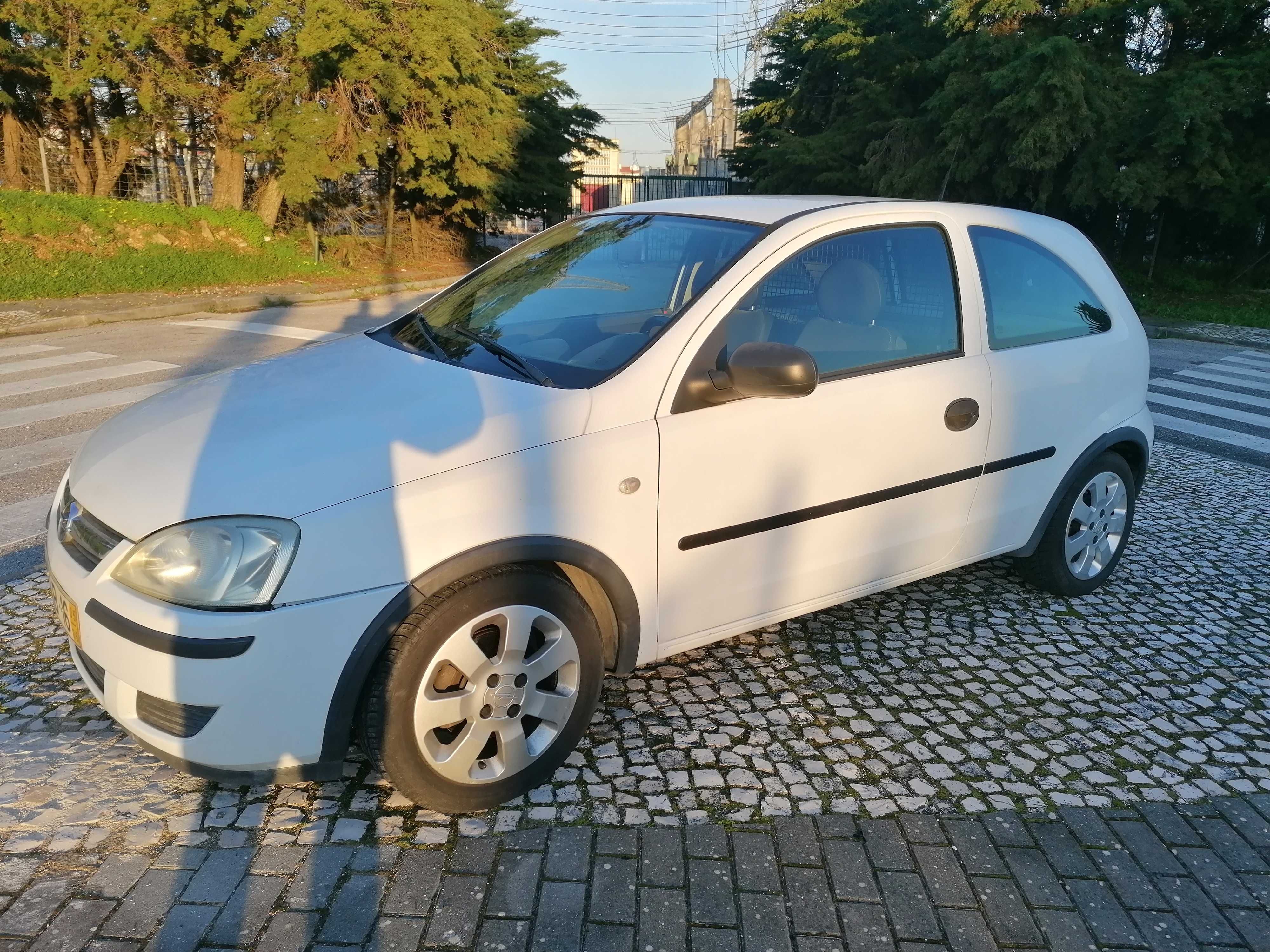 OPEL corsa C, van, 1.3 cdti, econômico enérgico, revisão total