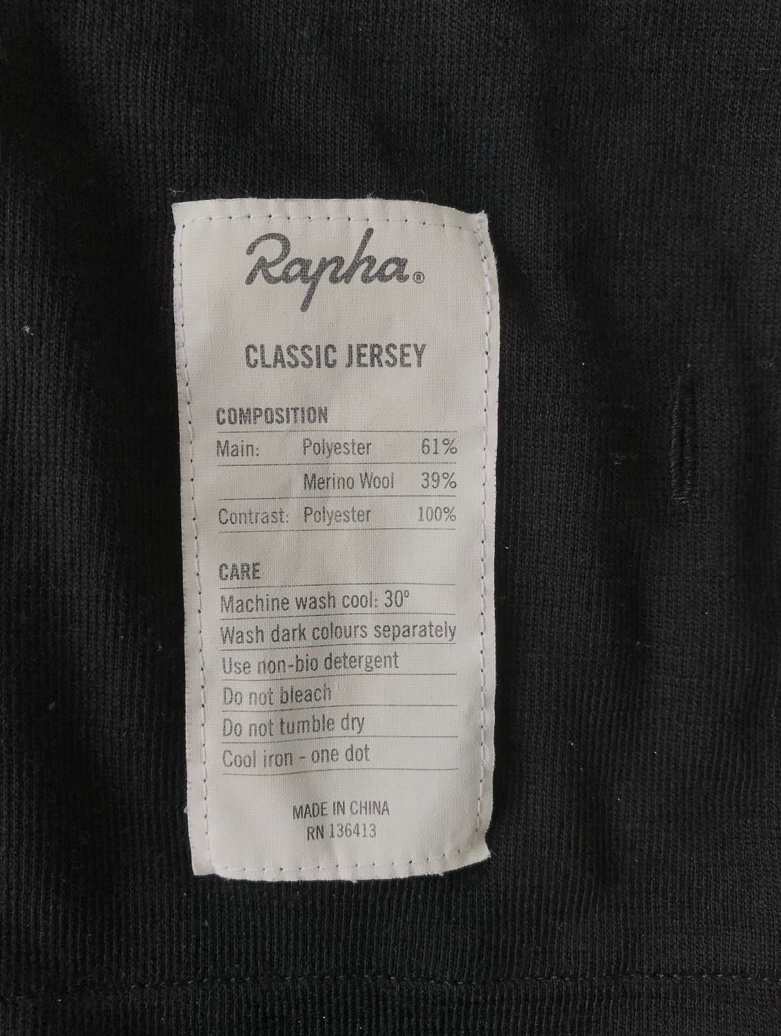 Rapha Classic Jersey Black Джерсі Велофутболка Велоджерсі