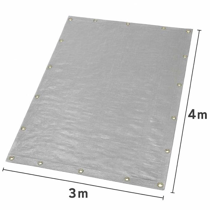 PLANDEKA 3x4 m 210 g WODOODPORNA MROZOODPORNA płachta ochronna brezent