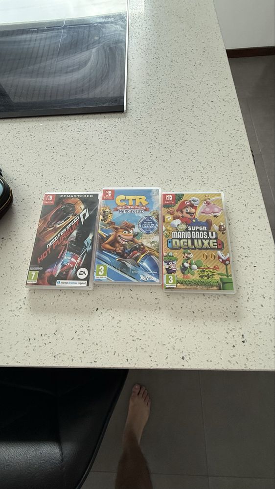Nintendo switch v2 completamente nova com 3 jogos
