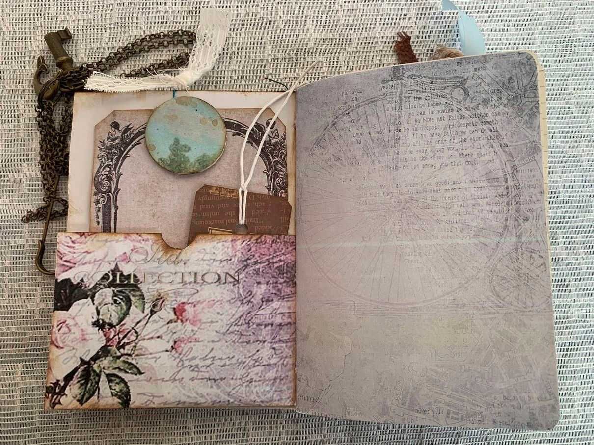 Junk Journal Handmade "Old memories"