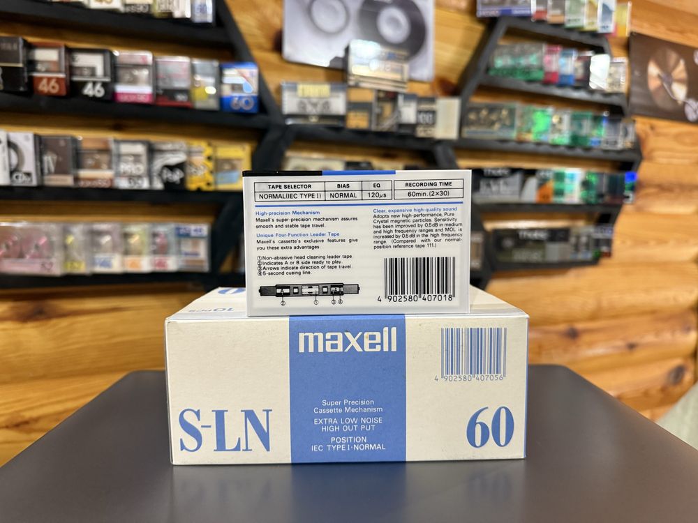 Продам аудио кассету maxell S-LN 60