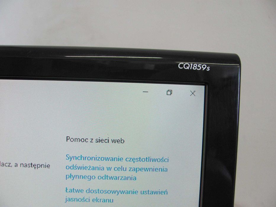 Monitor LCD 18,5" Compaq CQ1859S VGA Audio 1024X600PX TN