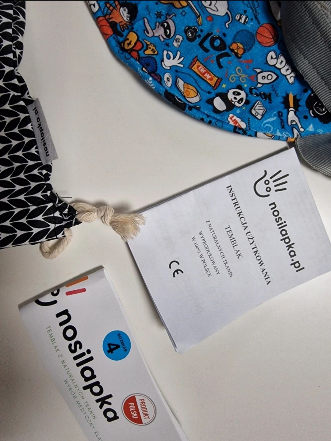 Temblak opaska nosiłapka  na rękę chusta złamanie rozmiar 4