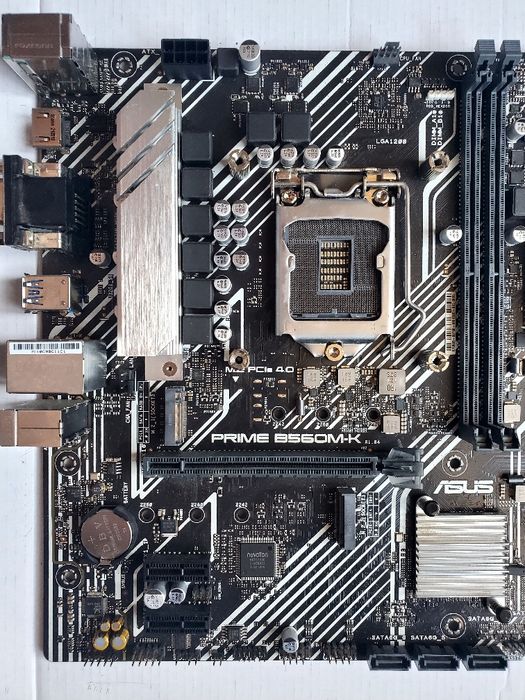 Материнська плата  asus prime b560m-k (опис)