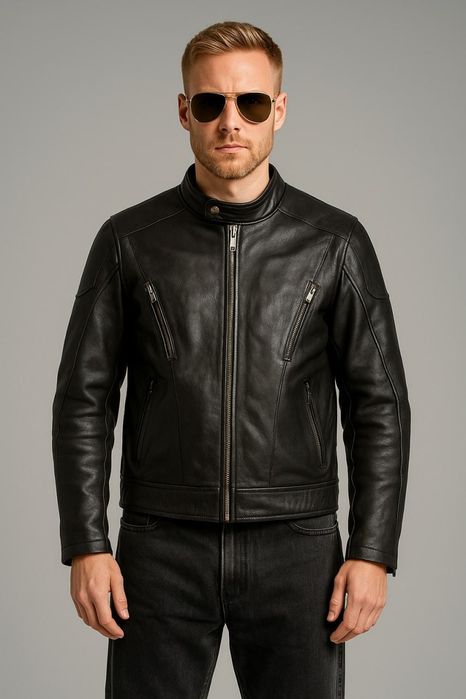 Шкіряна куртка чоловіча байкерська  wilsons leather