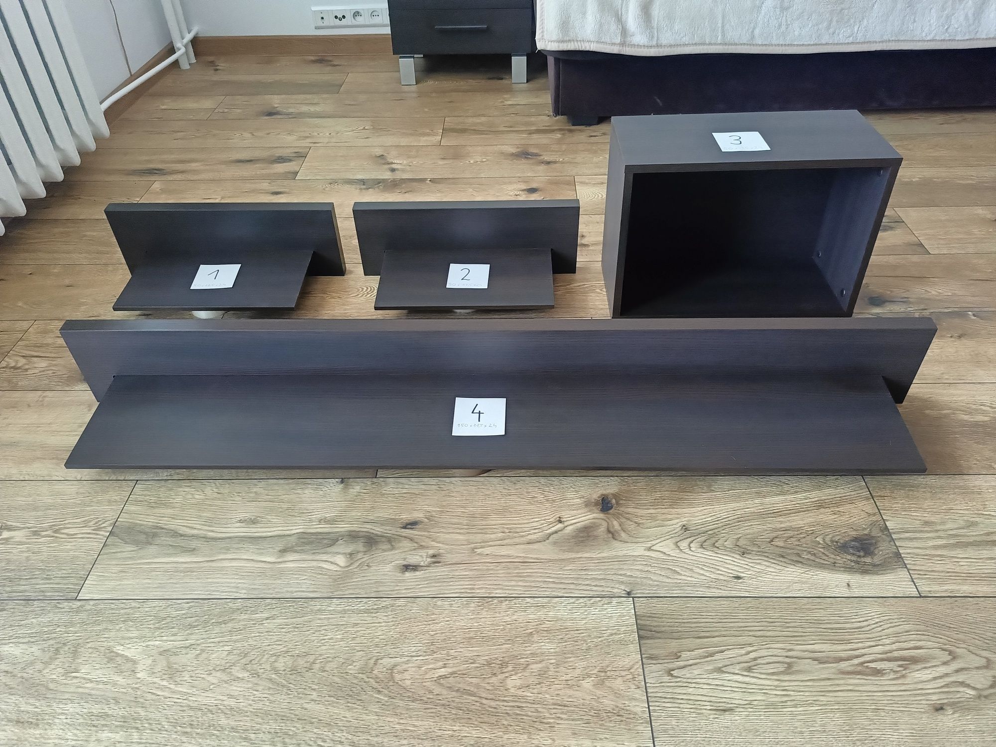 Półka re_set BRW półki reset wenge