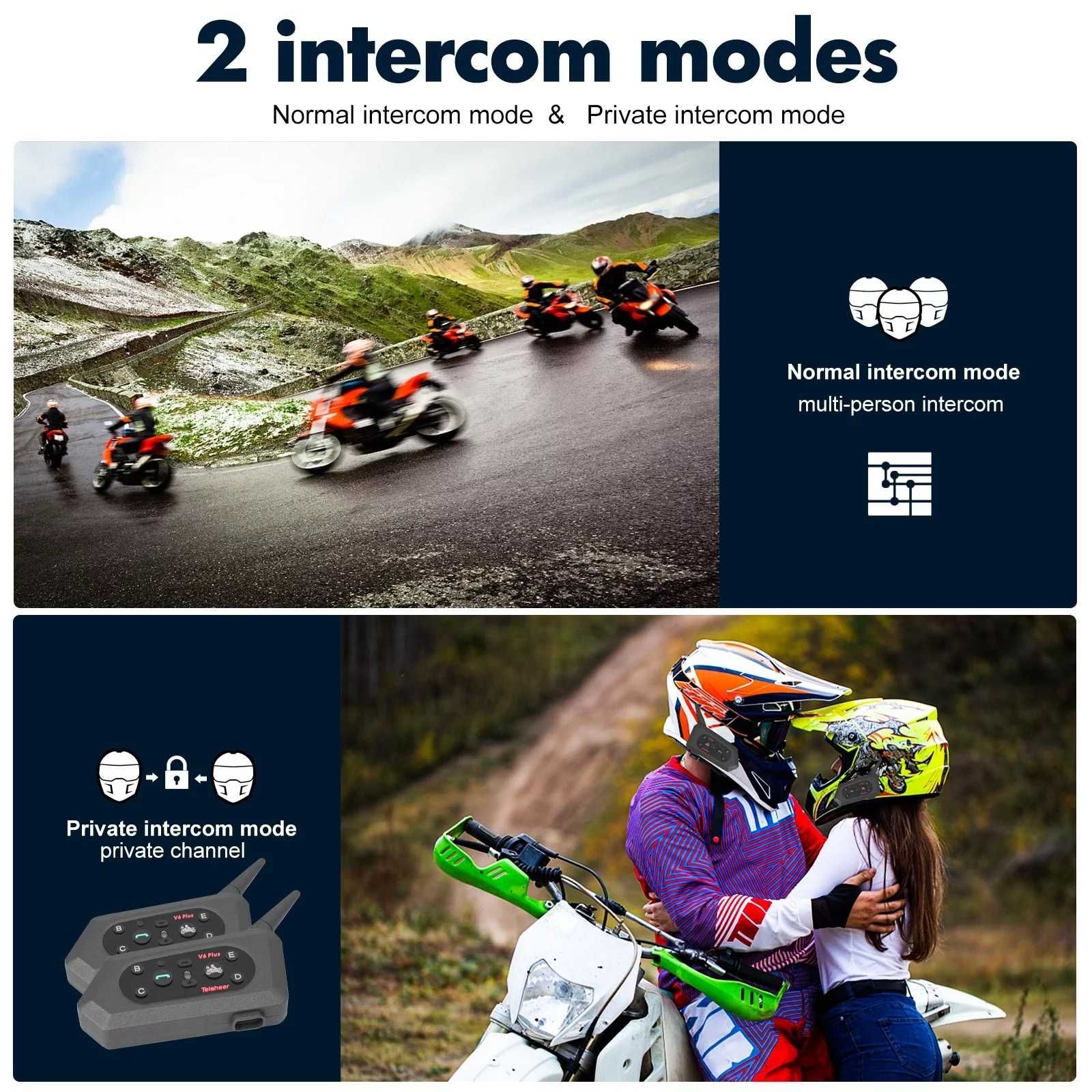 (NOVO) Intercomunicadores Bluetooth para Capacete