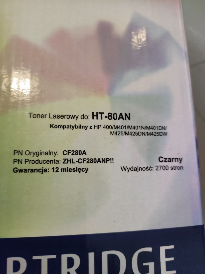 Tonery HT-80AN 3 sztuki