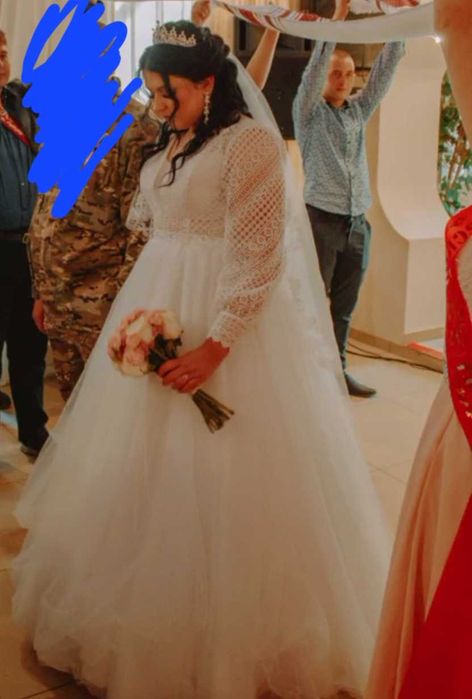 Плаття весільне одягнуте 1 раз