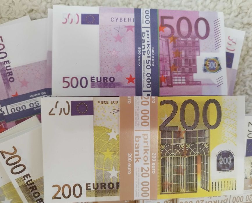 Доллары 100$ сувенирные деньги Евро и Гривны Сувенірні гроші