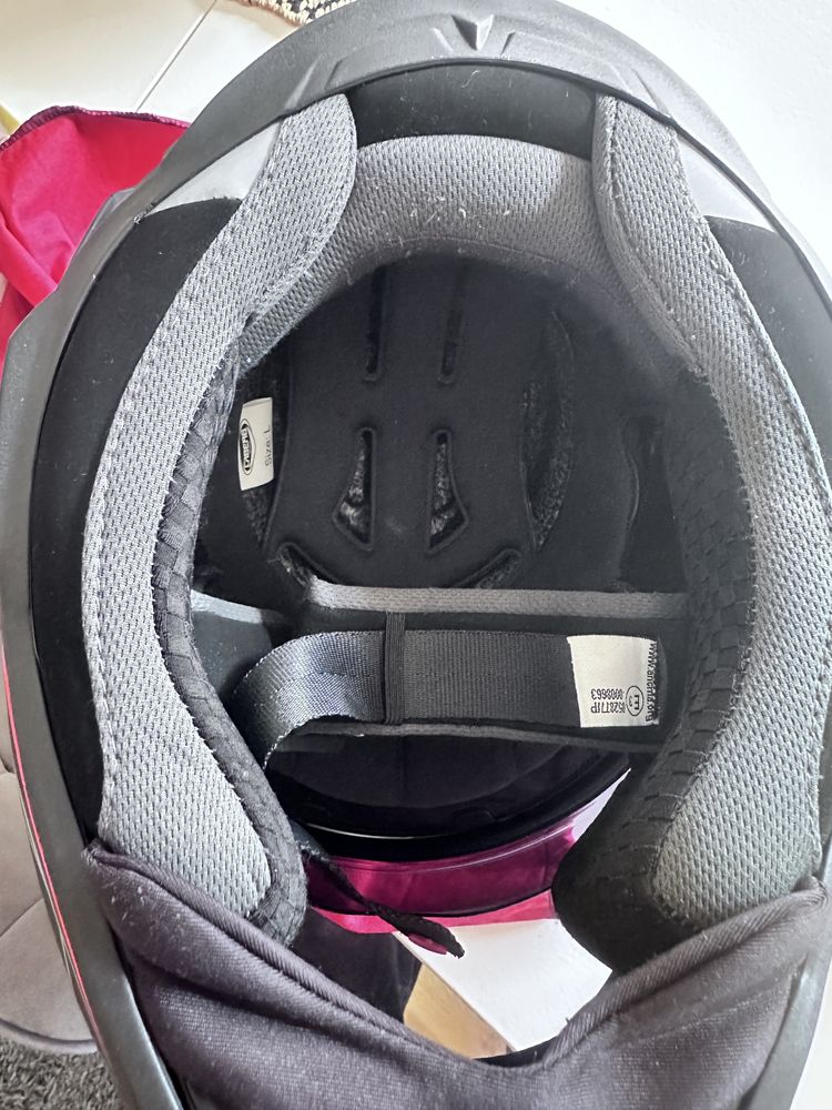 Capacete Caberg preto/vermelho