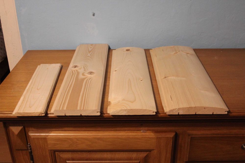 Półbal 2,8x19cm Bal duzy Deska elewacyjna Imitacja bala Boazeria