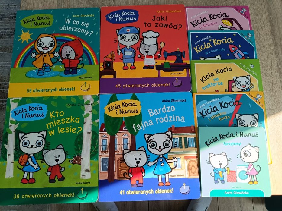 Książeczki Kicia Kocia PAKIET
