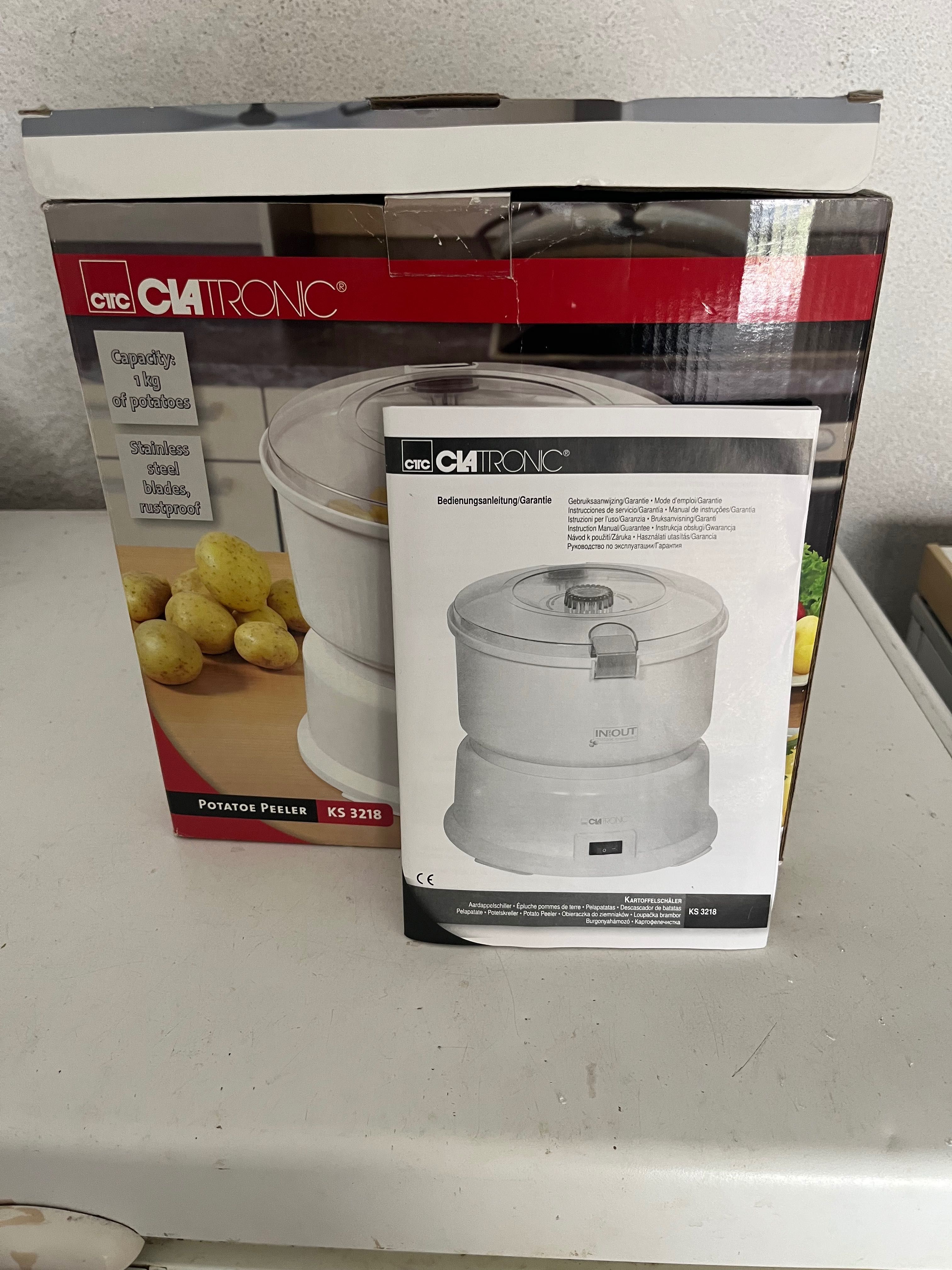 Máquina de descascar batatas