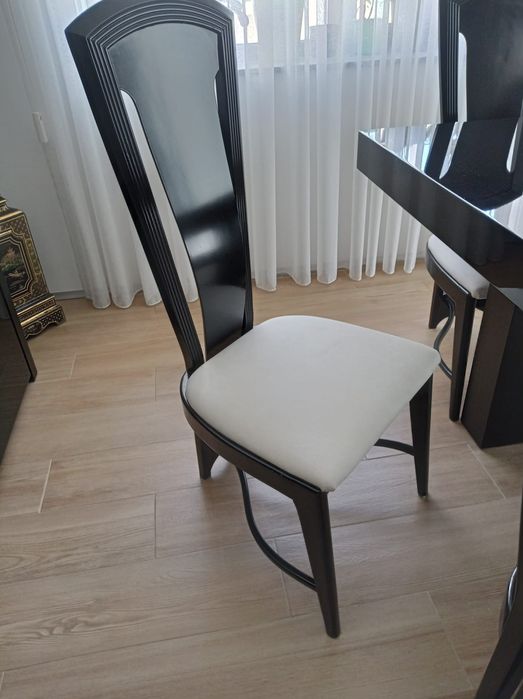 Conjunto de 6 Cadeiras de Sala de Jantar — Elegantes e Confortáveis