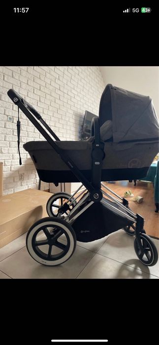 Wózek niemowlęcy dziecięcy cybex priam manhatan grey spacerówka