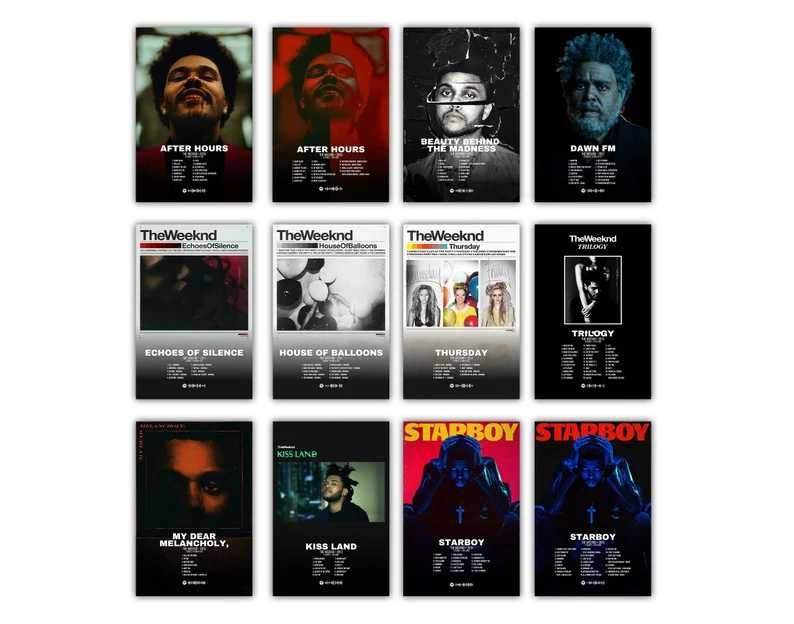 POSTERS ( DIGITAIS ) THE WEEKND