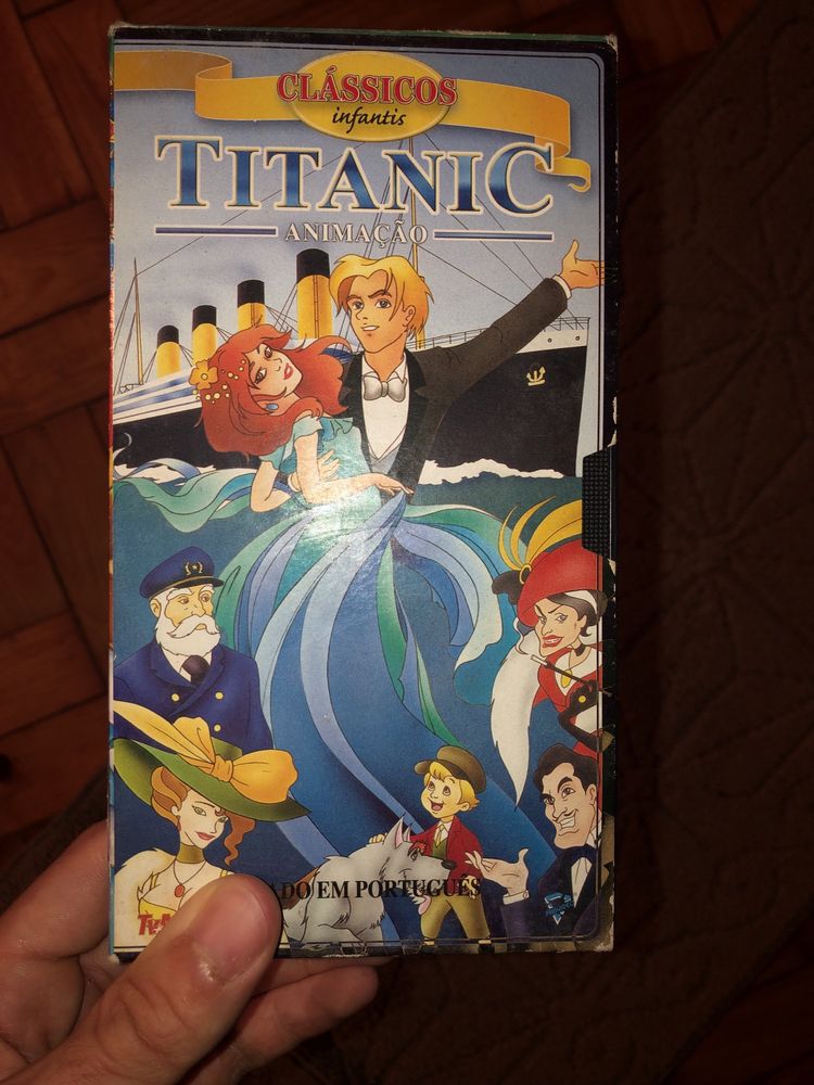Filme Titanic animação (cassete)