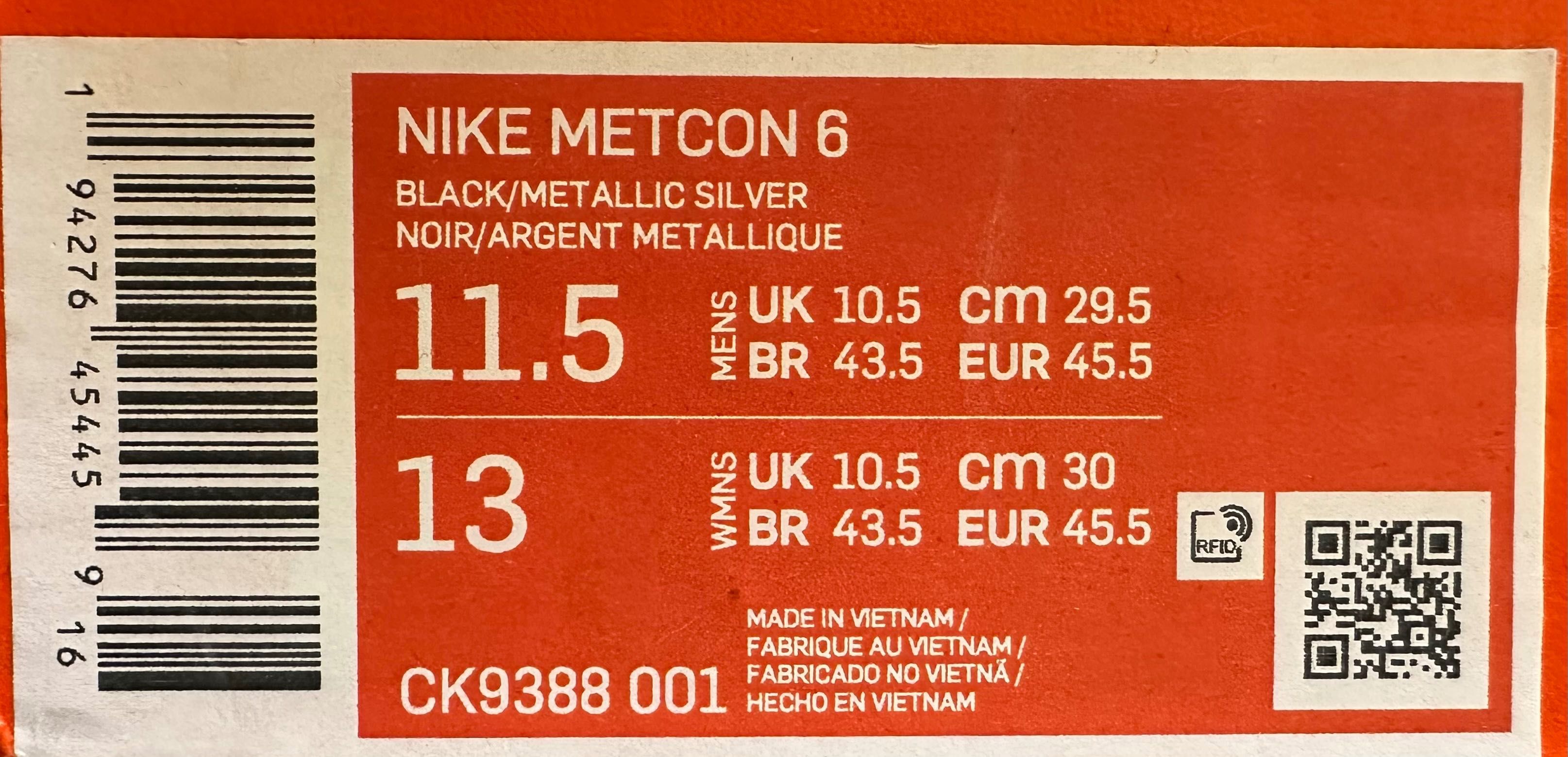 Оригінальні кросівки Nike Metcon 6