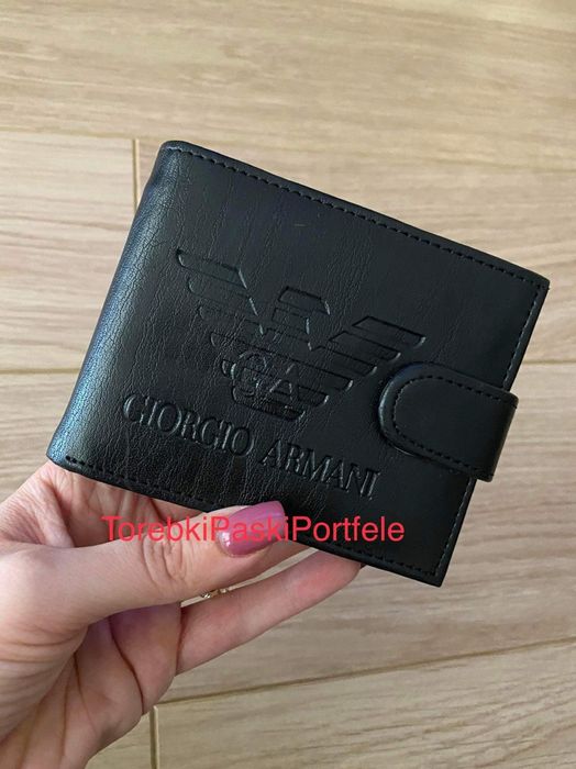 Nowy zestaw Giorgio Armani , pasek + portfel.