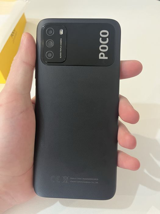 Poco m3 black 4/64gb