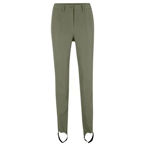 bonprix khaki spodnie narciarki z gumami zapiętki rurki 42-44