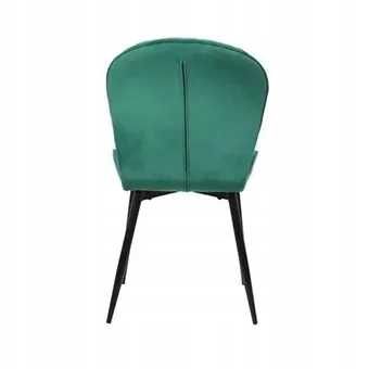 Zestaw 2 krzeseł Mason Dinning welur zielone