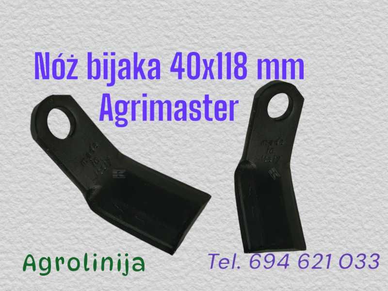 Nóż bijaka 40x118 mm pasuje do Agrimaster Nowy Sadowniczy  Okazja