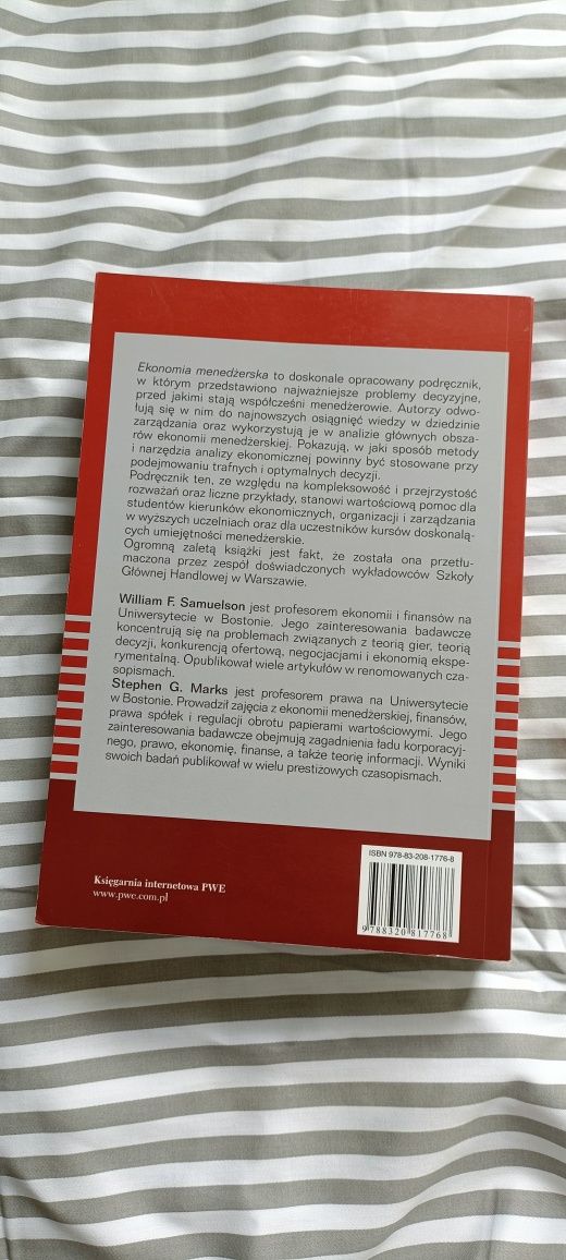 Ekonomia Manadżerska, Samuelson,Marks