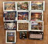 Puzzles-Marvel|Harry Potter|Mona Lisa|Paris|Hallstatt |Capela Sistina