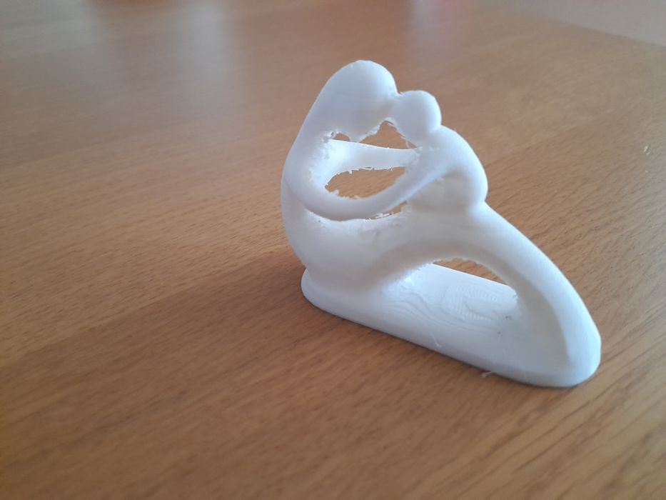 Estátua de mãe e filho