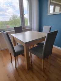 Stół rozkładany + 4 krzesła Zestaw