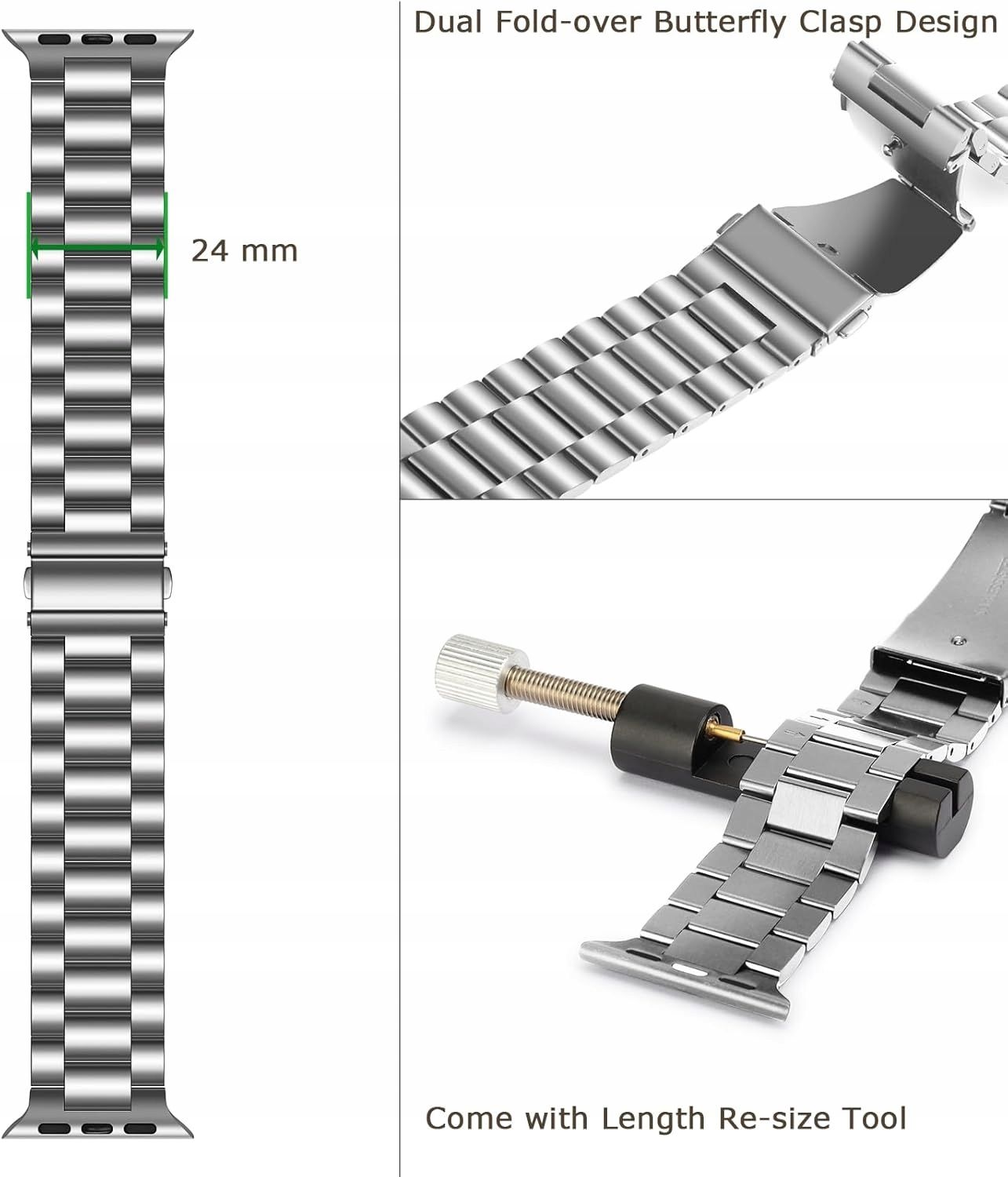 Etui + pasek Tasikar do Apple Watch 3/2/1 42mm