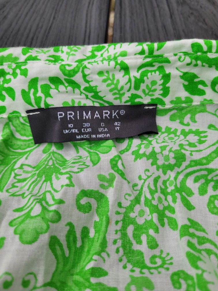 Letnia sukienka wiązana zielona Primark r. S