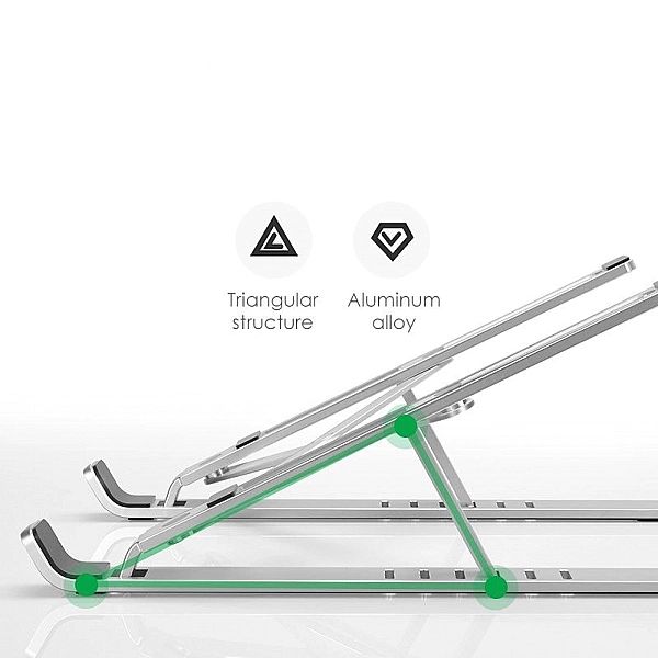 Podstawka do laptopa Tech-protect Alustand Black