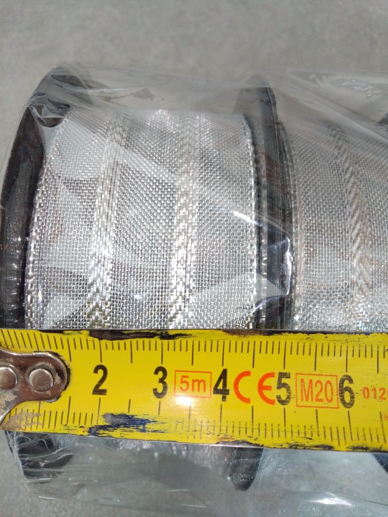 Wstążki srebrne o szerokości 4 cm
