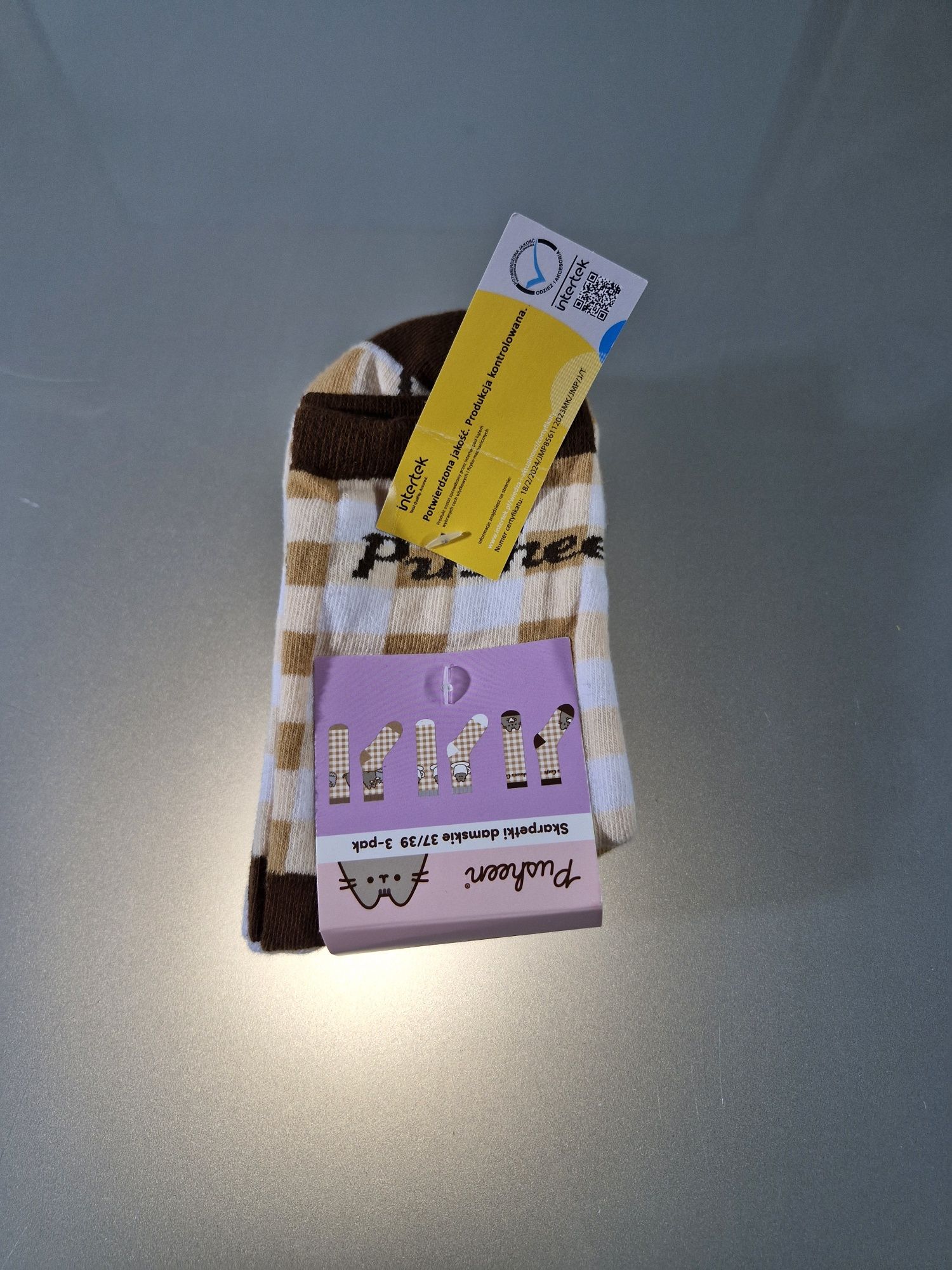 Pusheen Skarpetki 3-Pak Damskie Rozmiar 37-39
