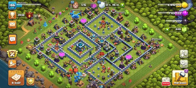 Clash of Clans 13 ратуша