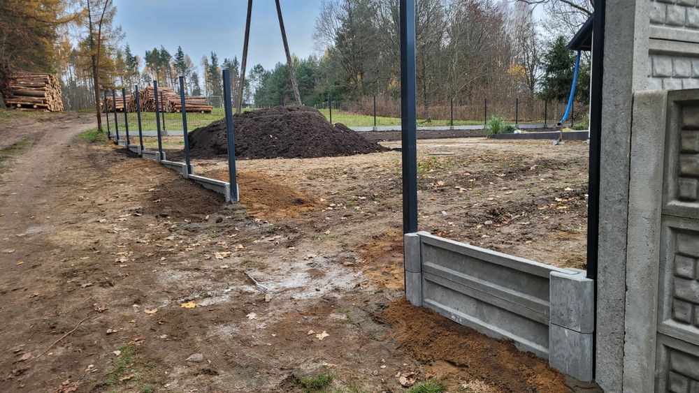 Ogrodzenie panelowe wys 123 cm