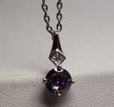 Delikatna srebrna zawieszka Mystic Topaz i cyrkonia