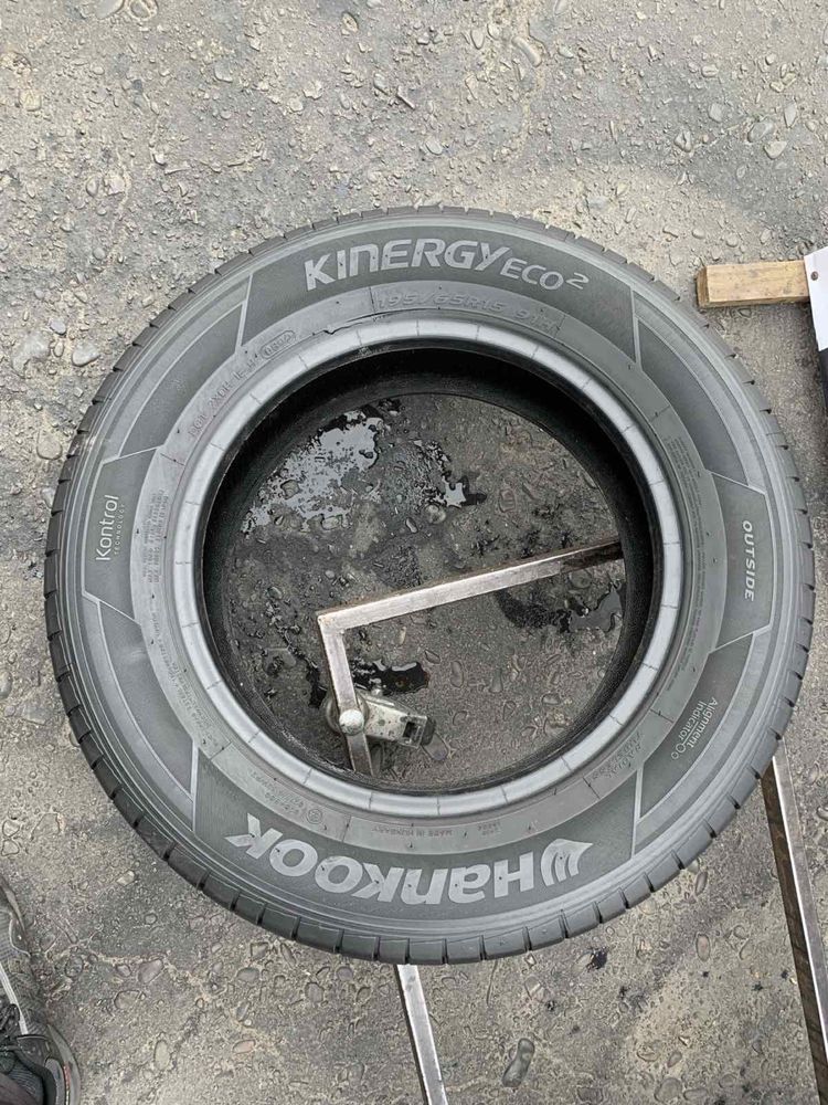 Шини 195/65 R15 пара Hankook літо 2022р 6.4мм