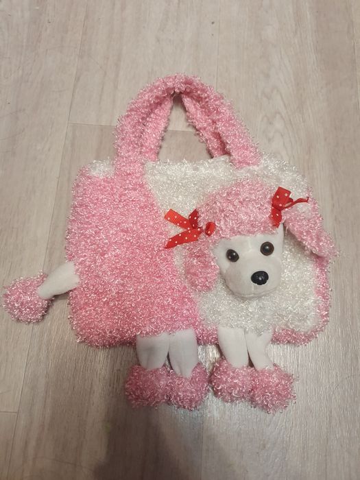 Розовая сумочка собачка