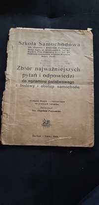 Pytania egzamin panstwowy z budowy i.obslugi samochodu lipiec 1945