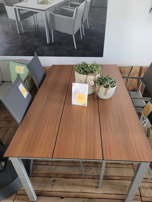 Stół Kettler Edge 160x95cm  alumonium, HPL